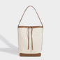 Canvas Bucket Tote Large Capacity Shopping Bag