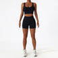 Quick-drying Tight Yoga Clothing Women's Pocket Running Sports Suit
