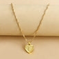 26 English Initial Letter Pendant Necklaces For Women