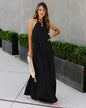 Stitched Sexy Backless Dress