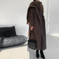 Handmade Reversible Cashmere Coat Women