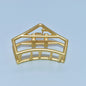 Golden hair accessory hair clip