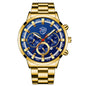 Men's Fashion Business Calendar Luminous Quartz Watch