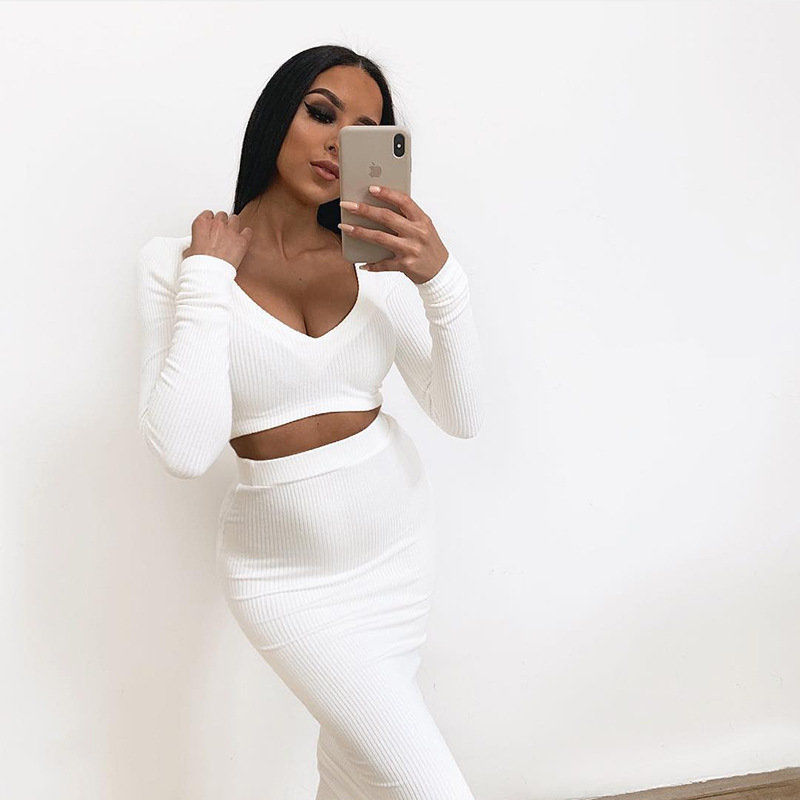 Pit strip long sleeve two-piece suit