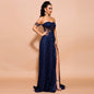 Backless fringed dress