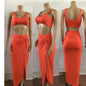 Women's Solid Color Tube Top Dress