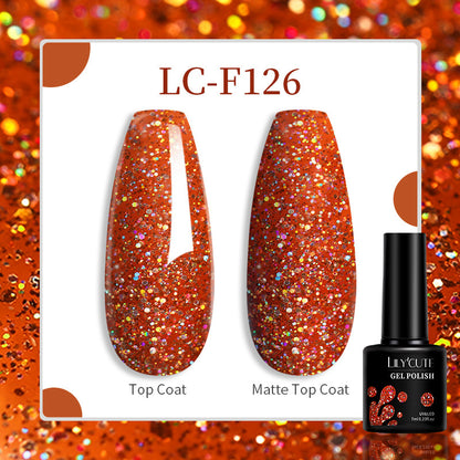 184 Colors Full Set Nail Glue Set Matte Nail Art Non-wash Sealing Layer Nail Polish Gel Base Gel