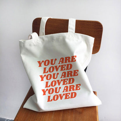 Women's Handbag Canvas Tote Printed Shopping Bag