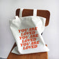 Women's Handbag Canvas Tote Printed Shopping Bag