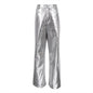 Waist Long Straight Pants For Women