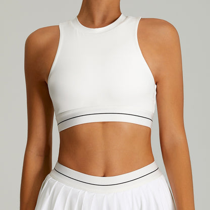 Women's Tight Contrast Color High-strength Running Fitness Vest