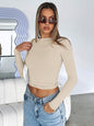 Slim-fit Fashion Long-sleeved Top Base