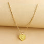 26 English Initial Letter Pendant Necklaces For Women