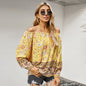Women's Simple Loose Retro Printed T-Shirt Women