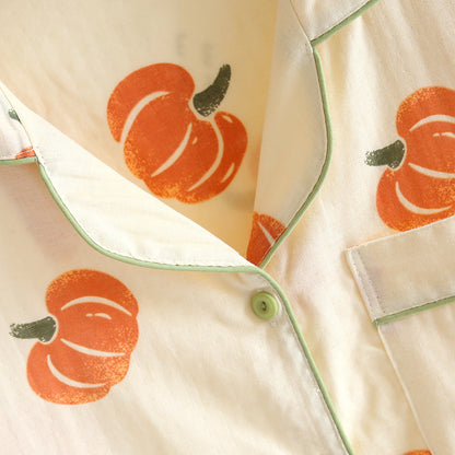Women's Pajamas Pure Cotton Double-layer Gauze Homewear Suit