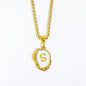 English Letters 26 Capital Initials Pendant Necklace