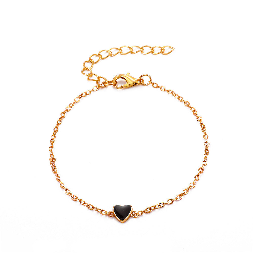 Niche Design Peach Heart Bracelet Valentine's Day Girlfriend Gift