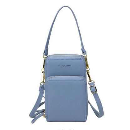 Mini Crossbody Shoulder Bags Women Multi-functional Touchable Cell Phone Pocket Card Purse Ladies Small Bag Female Messenger Bag