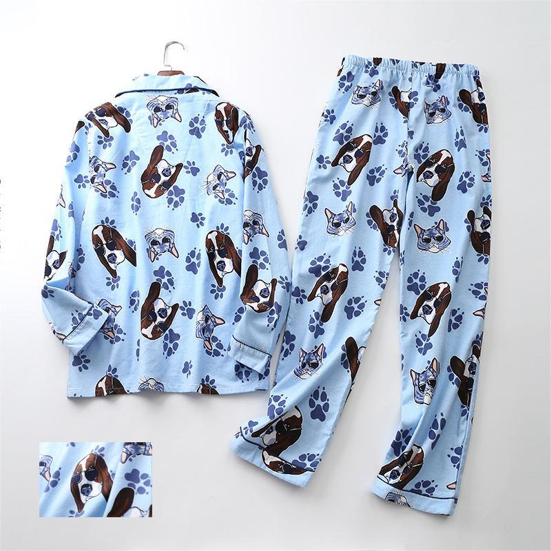 Woolen Home Suit Flannelette Pajamas Moonsuit Set