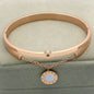 Metal Numbers Rome Fringed Bracelets for Women
