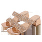 Bohemian Fashion Rhinestone Slippers Korean Style Platform High Heel
