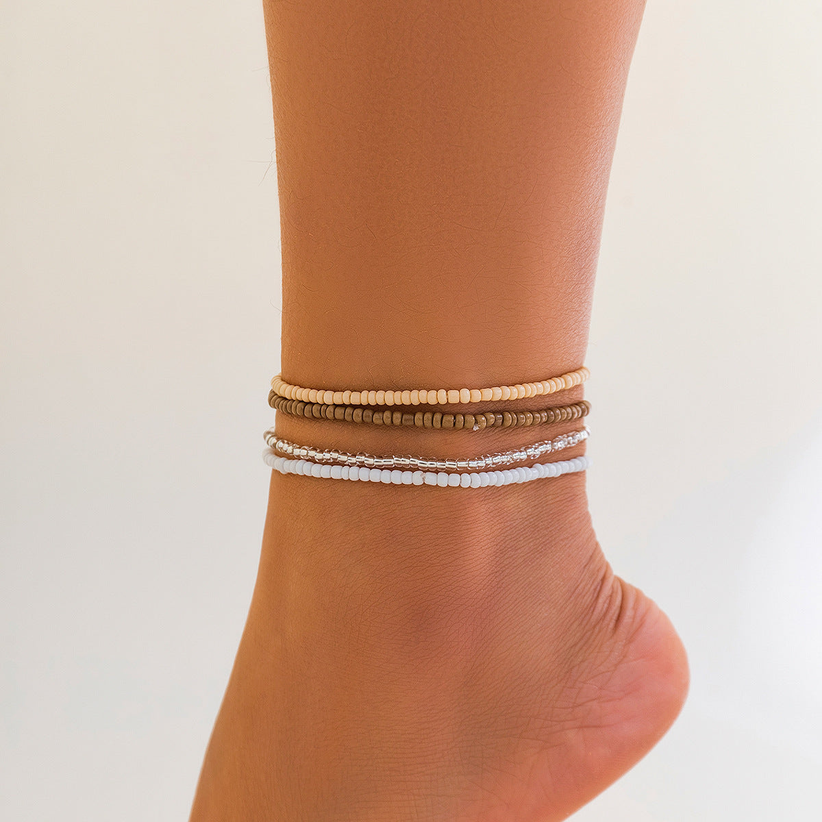 Beach Bead Navel Waist Chain Elastic Beaded