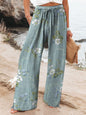 Hot Selling Wide Leg Colorful Graffiti Women's Casual Pants