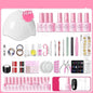Nail Polish Glue Full Manicure Set Set Of Tools For Beginners Home
