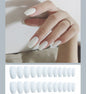 Frosted ballet  nails