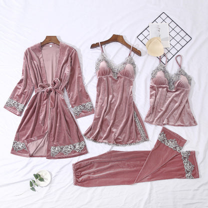 New sexy lace lace pajamas