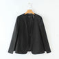 Split Design Blazer Cape Jacket