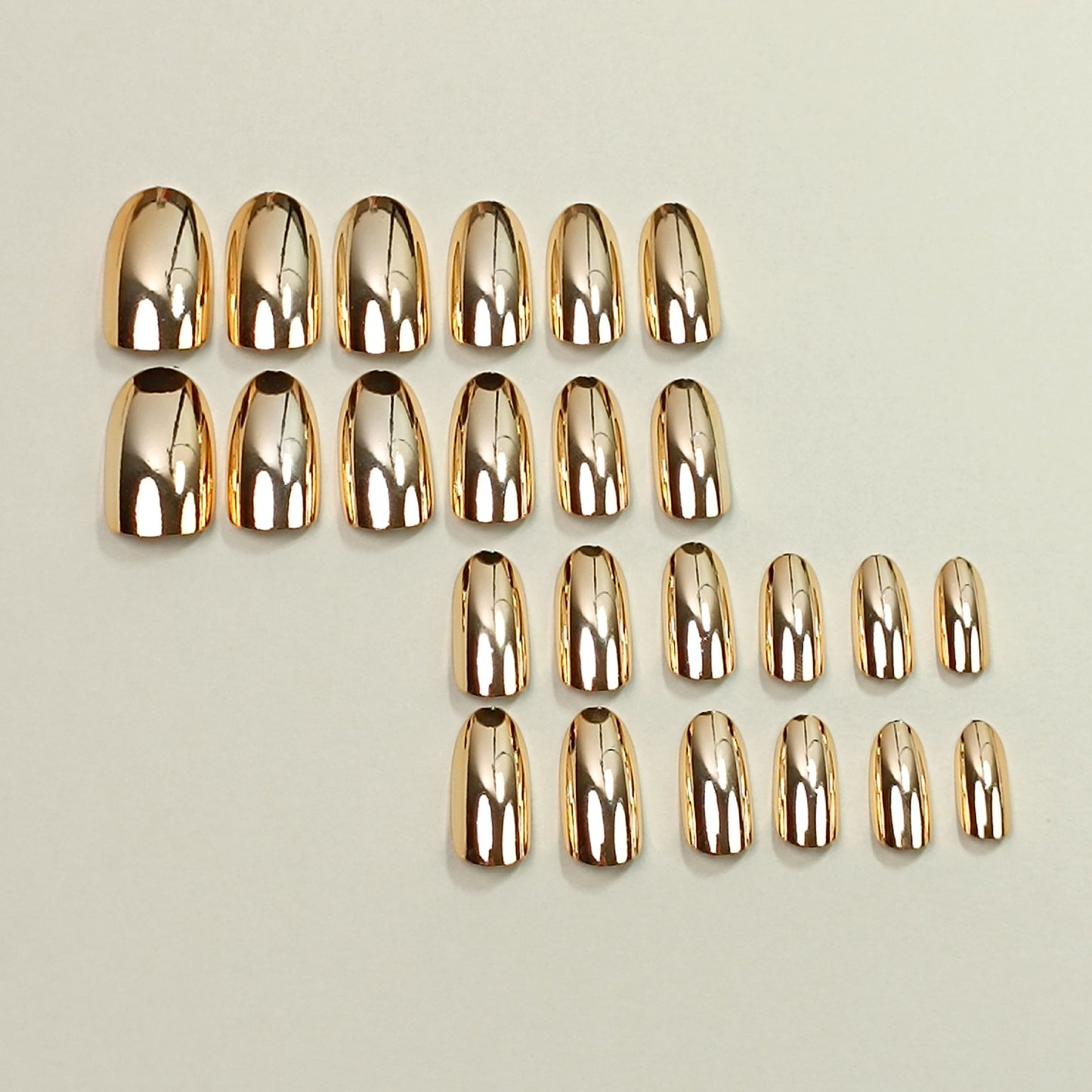 Electroplating  Nails Gold Wearable Removable