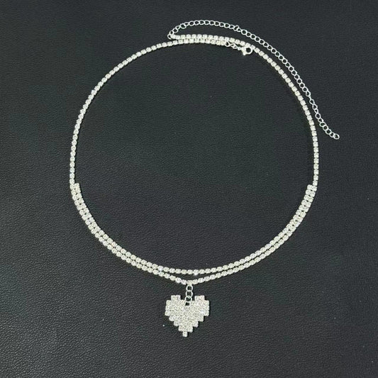 Sexy And Personalized Double Layers Loving Heart Pendant Waist Chain