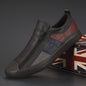Autumn Men's New Trendy All-match Casual Shoes Flat Zipper Shoes