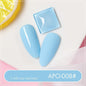 Jelly Ice Through Rainbow Puff Nail Oil Gel