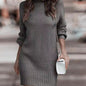 Turtleneck Sweater Women's Long Sleeve Knitwear Dress Women's Clothing