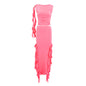 Off-shoulder Jellyfish Lace Suit Skirt