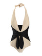 Women's retro one-piece bikini