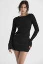 Solid Color Knitted Top Women's Long-sleeved Bottoming Sweater