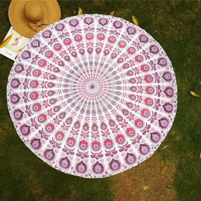 Microfiber Beach Quick-drying Tassel Printed Shawl