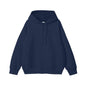Simple Loose Cotton Silver Fox Velvet Hooded Pullover Men