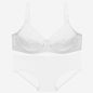 Glossy plus size bra set