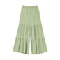 Sleeveless Lace-up Top Loose Drape Flared Pants