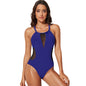 Lace Stitching One-piece Swimsuit For Women Summer