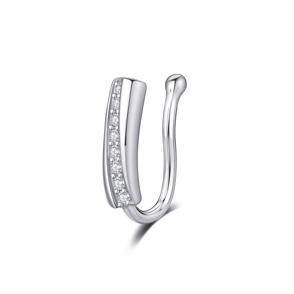 Non-perforated U Nose Clip