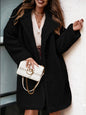 Women's Clothes Hot-selling Fur Long Sleeve Lapel Plush Top Coat