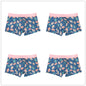 Men's boxer briefs breathable antibacterial four-corner men's pants