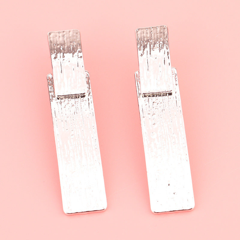 European And American Fashion Exaggerated Irregular Earrings Simple Geometric Female Vintage Earrings