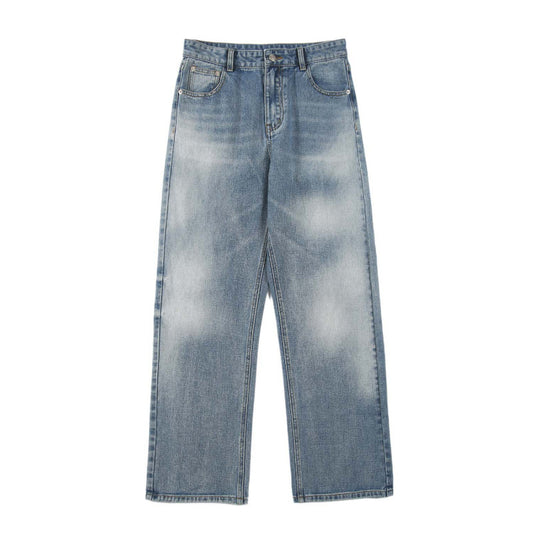 Retro Fashion And Personalized Straight Jeans For Men