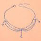 Women's Trendy Rhinestone Multi-layer Anklet